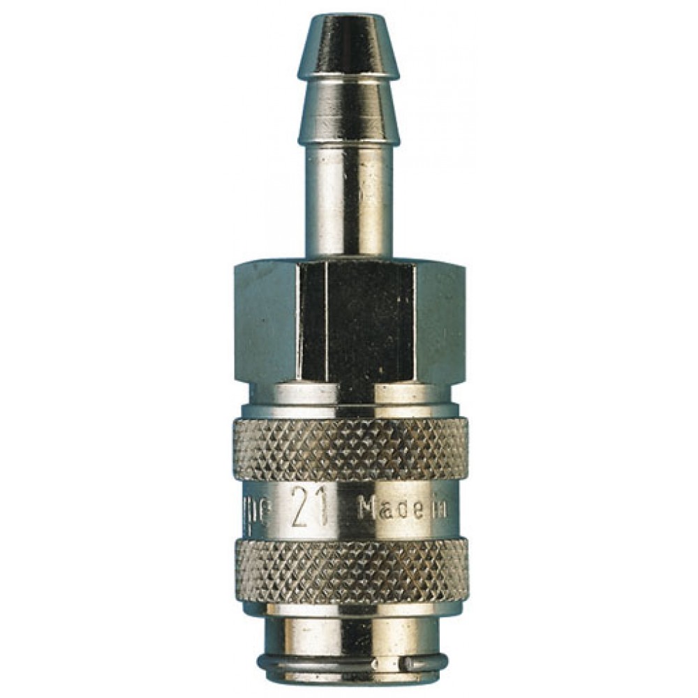 EZ-Snap™ Type 6mm Female End-Stop Double Valved Coupling | GrippaTank